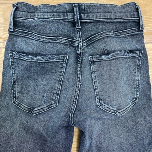 Agolde Distressed Stretch Skinny Jean Women Size 24 - Picture 4 of 9